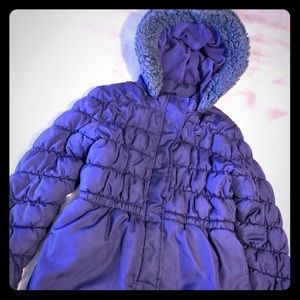 Girls Purple Winter Coat
